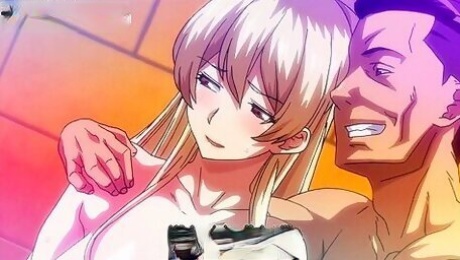Hentai Bosomy College Girl Rough Sex Act