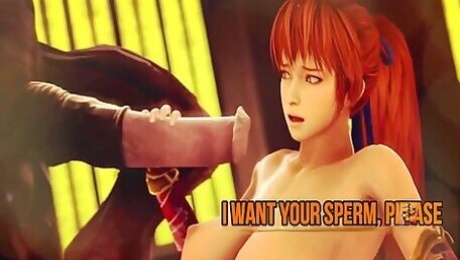 Kasumi Sucks Big Dick Monster From Hell (dead Or Alive)