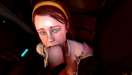 Redhead Girl Victoria From Hitman Gets Sucked By Soldiers