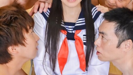 Yui Kasugano tries cock in the classroom  - More at javhd.net