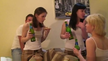 Crazy Ass Fucking Orgy With College Students