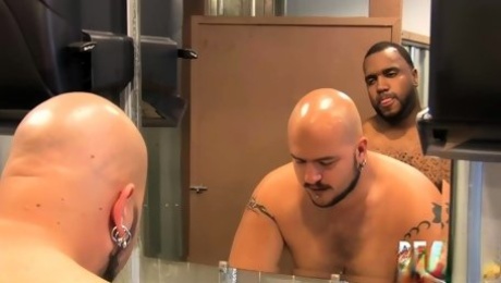 Pierced Bear Nate Wolf Rides Hairy Tony Banks BBC