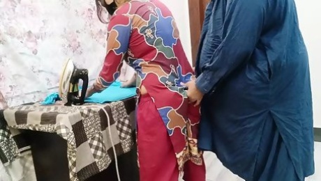 Desi Pakistani Beautifull Maid Fucked On Iron Table
