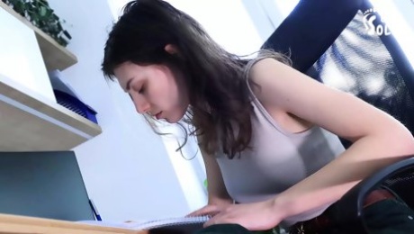 Andrea wants to show you her boots