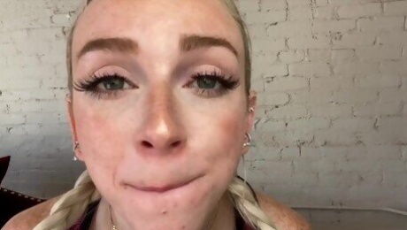 JOI Face Fetish FaceTime Call With Trainer Cum Countdown Roleplay - Remi Reagan
