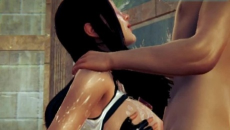 Tifa Cosplay Spagnola Tette Cartoni Animati Porno Anime 3d Animation