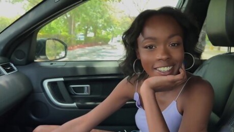Lustful black teen Mila Mars memorable adult clip