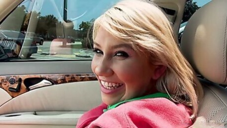 Amorous Zelda Morrison's skinny scene