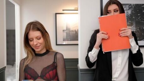 Watch sassy Lina Luxa and Rebecca Volpetti's xxx
