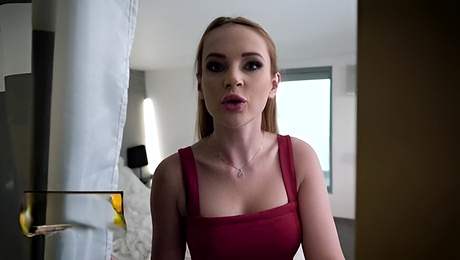 Intimate POV featuring dame's cowgirl sex