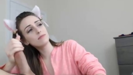 Handjob Cumshot By Hot Petite Lil Candy